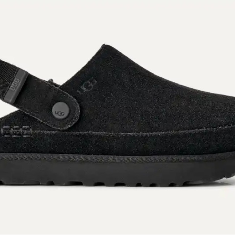 NWT UGG Women’s 5.5 Black Goldenstar Clog with Adjustable Heel Strap